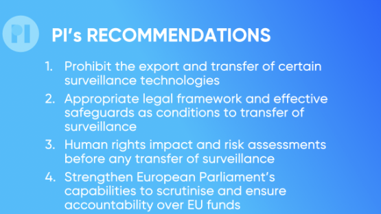Statement before the European Parliament hearing on